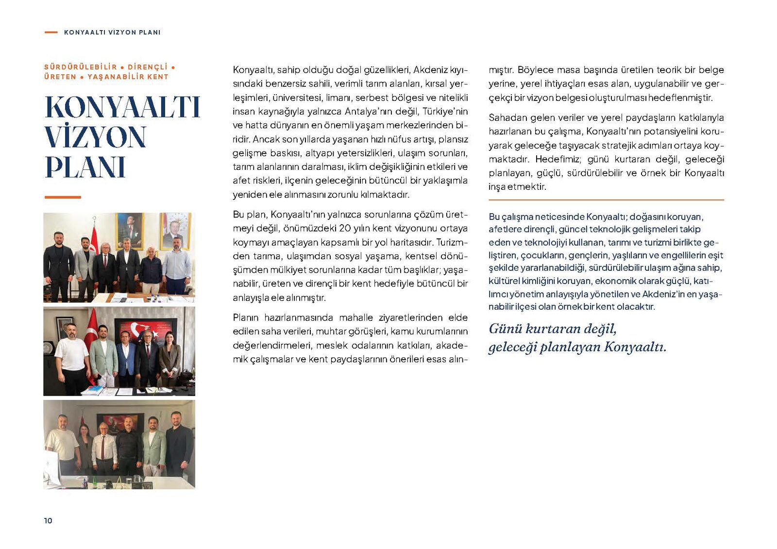 Konyaaltı Vizyon Planı — sayfa 10