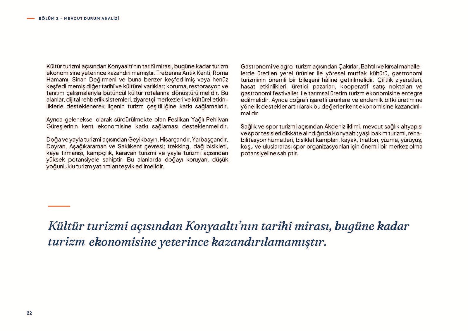 Konyaaltı Vizyon Planı — sayfa 22