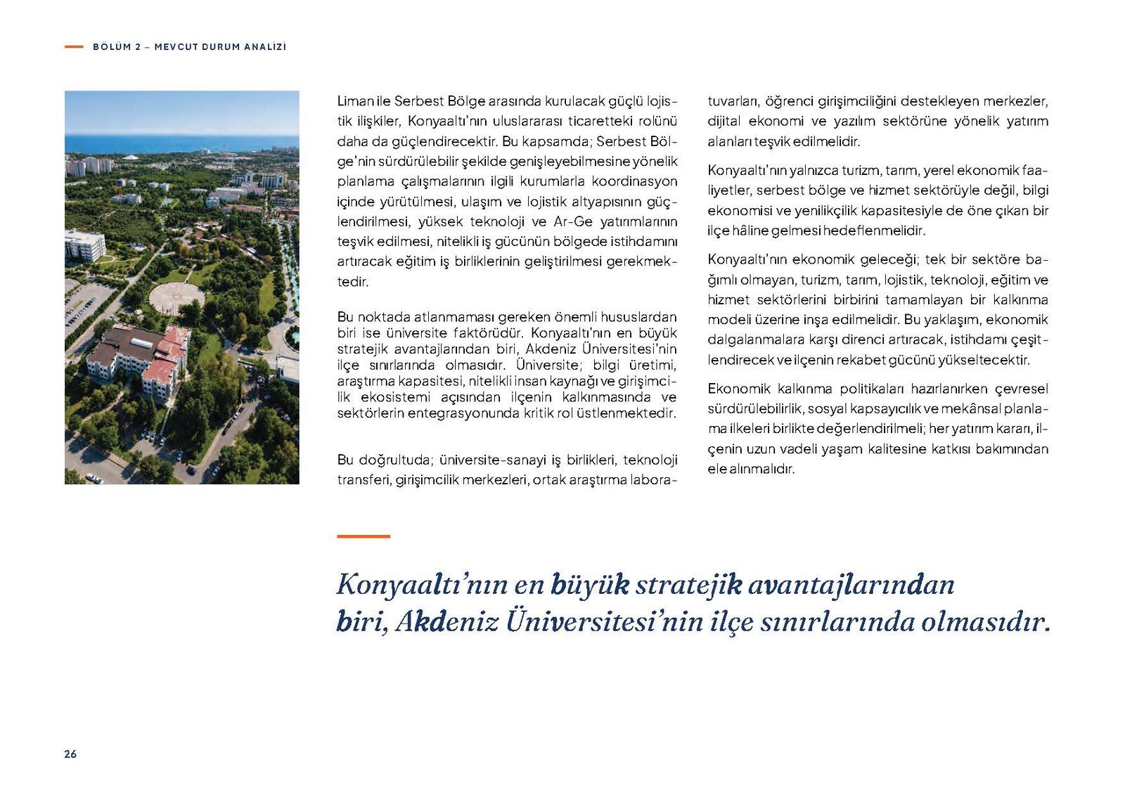 Konyaaltı Vizyon Planı — sayfa 26